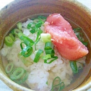 たらこのだし冷茶漬け